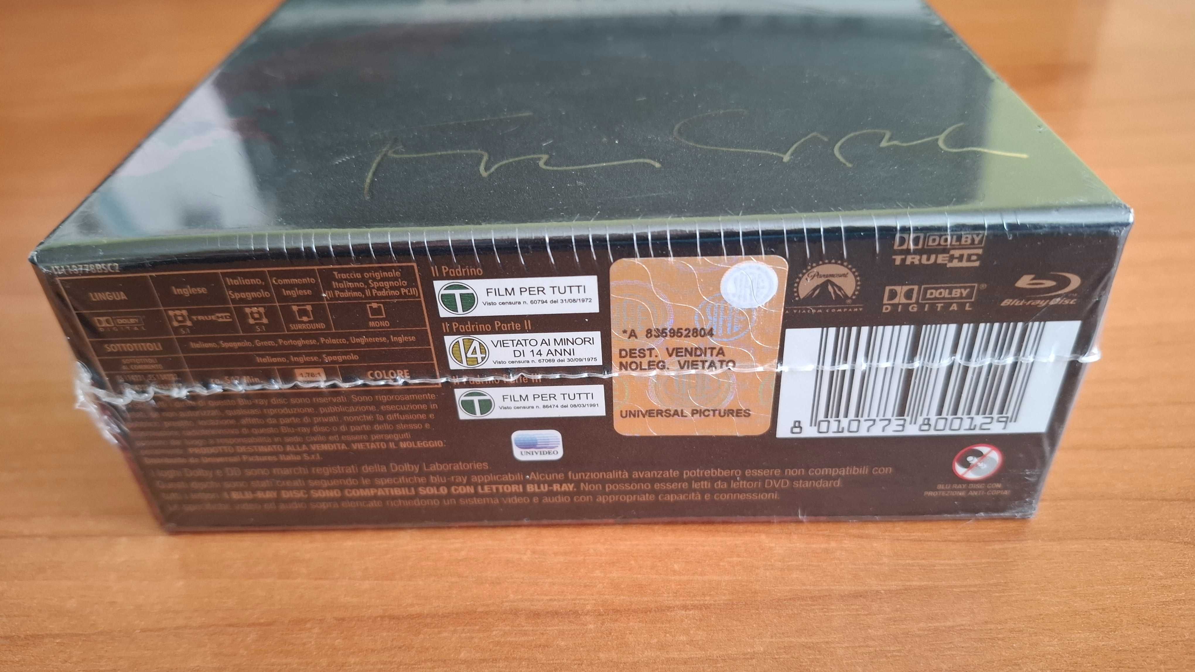 Płyta blu-ray Ojciec Chrzestny - zestaw