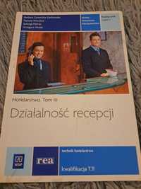 Sprzedam książkę Działalność Recepcji hotelarstwo cz 3