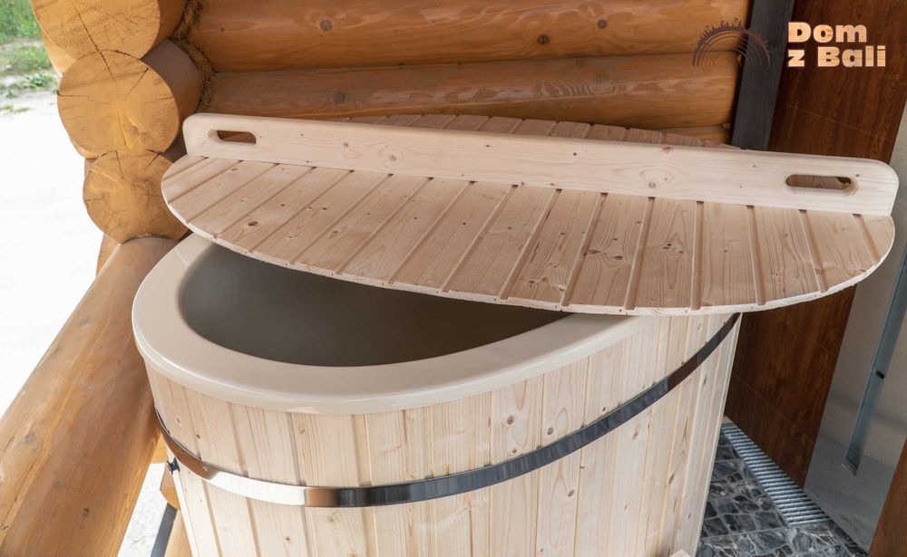Pokrywa do Balii i ogrodowej do sauny, bani (drewniana)