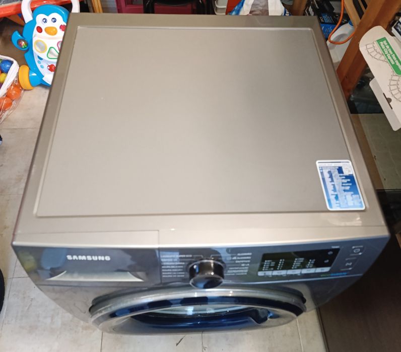 Vendo Máquina Lavar Samsung Eco Bubble 8kg Cinza