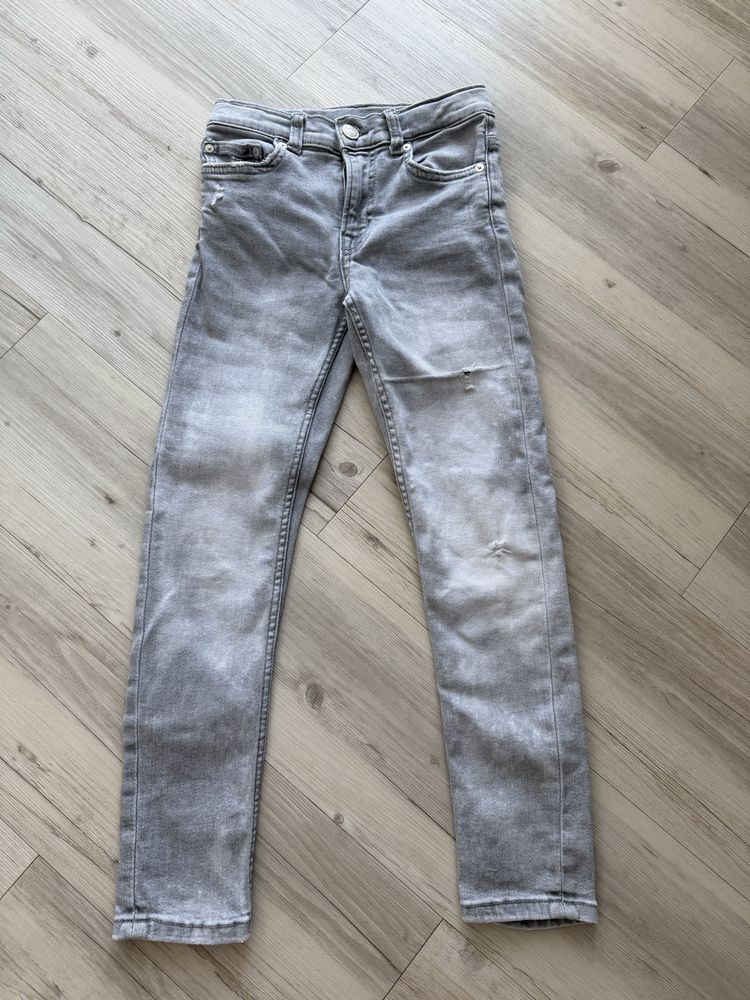 Szare jeansy Zara Slim rozmiar 134