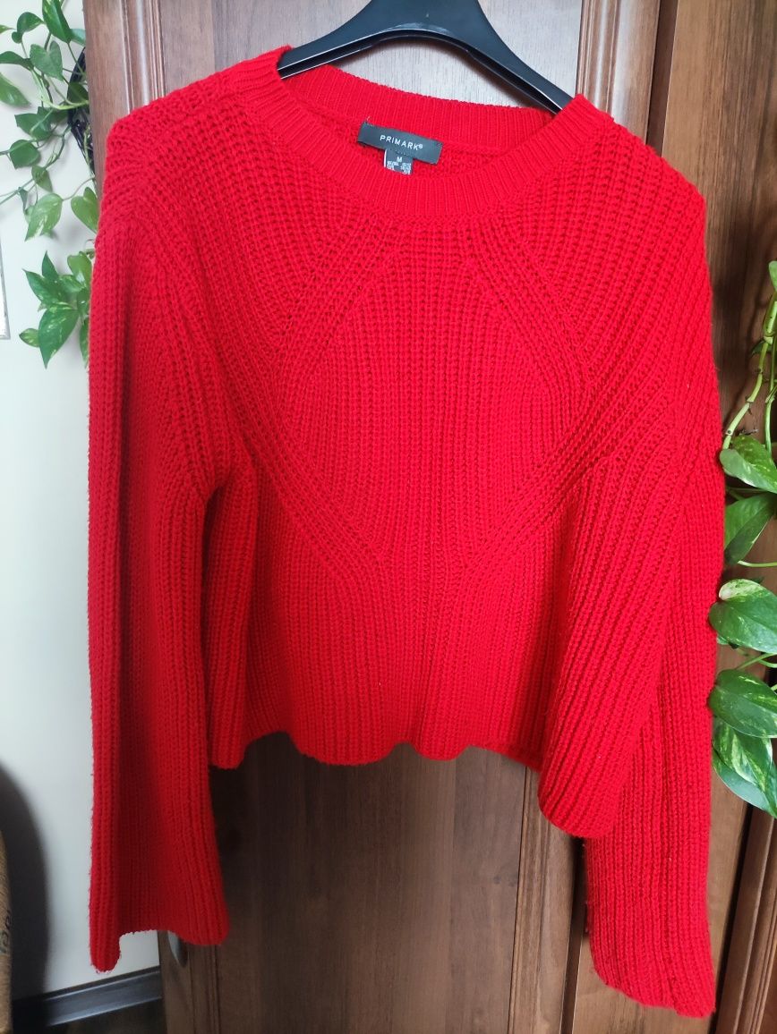 Sweter czerwony Primark rozmiar M