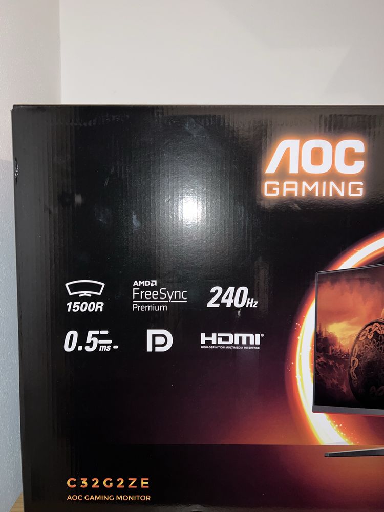 Monitor AOC (240hz) Curvo 32”