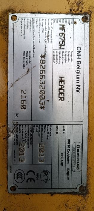 Przystawka cheder new holand  6 rzędów 5.18  6.10 .