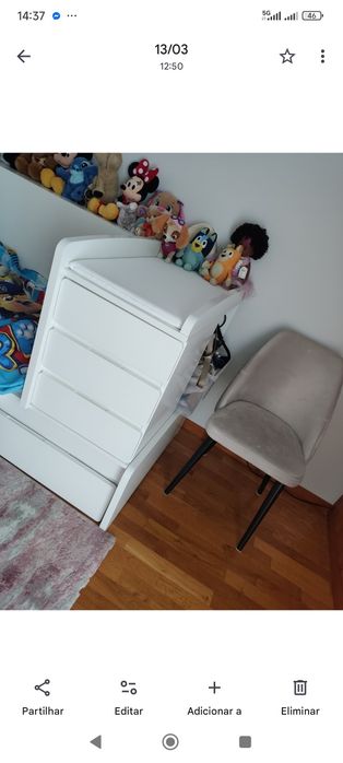 Cama trama convertível combi nest