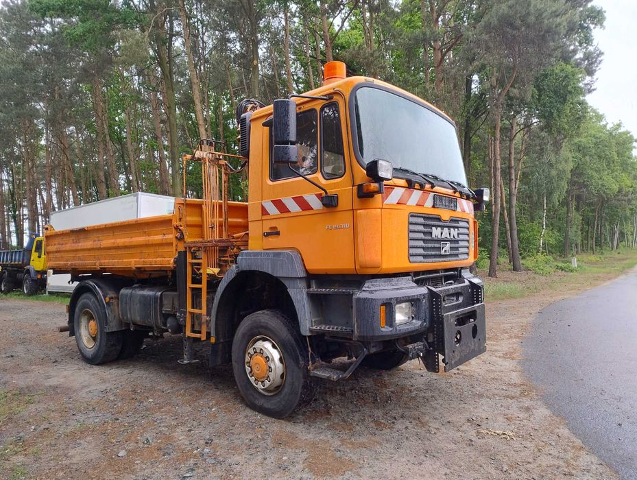 man 19.310 , 4x4 , wywrotka z hds , specjalny , sprowadzony z niemiec