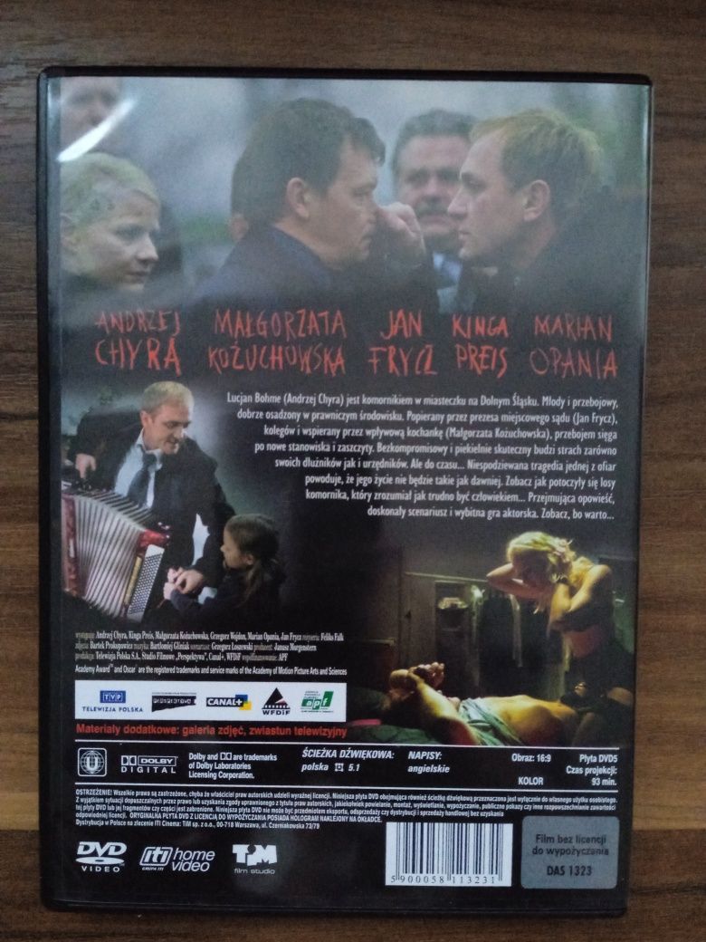 Komornik, film DVD