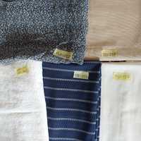 Tkaniny, materiały, bawełna, żorżeta, haft ang.,