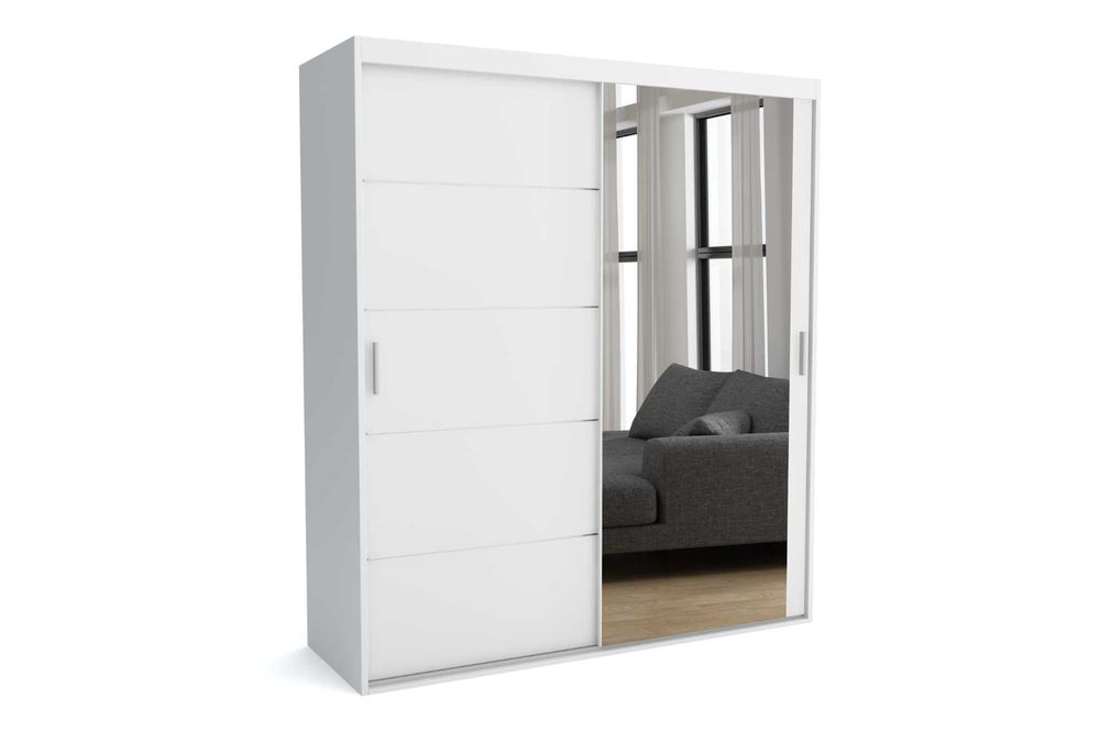 Szafa przesuwna na wymiar Mat 3 szer. 200 cm