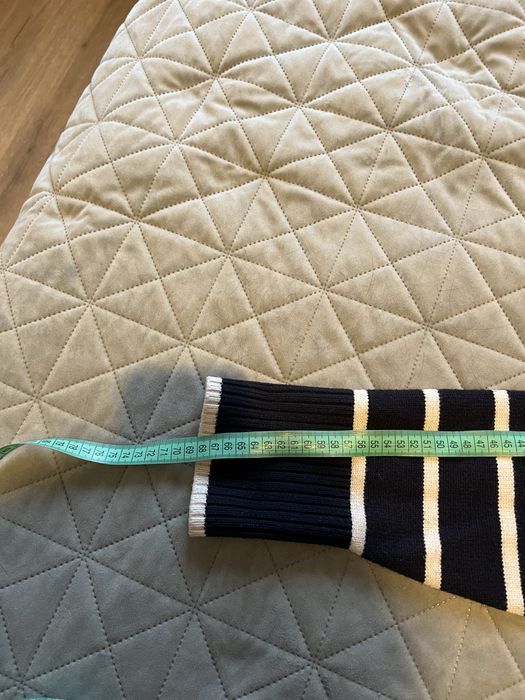 Светер Reserved, темно синій у білу смужку, розмір S