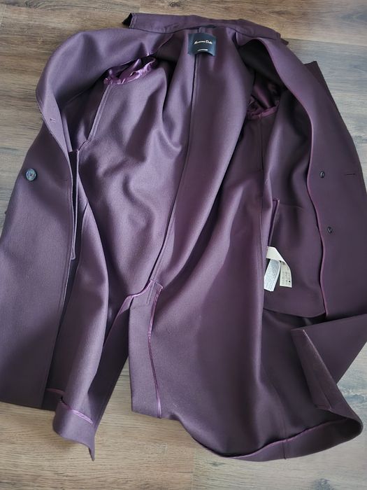 Płaszcz massimo dutti 40 z wełną