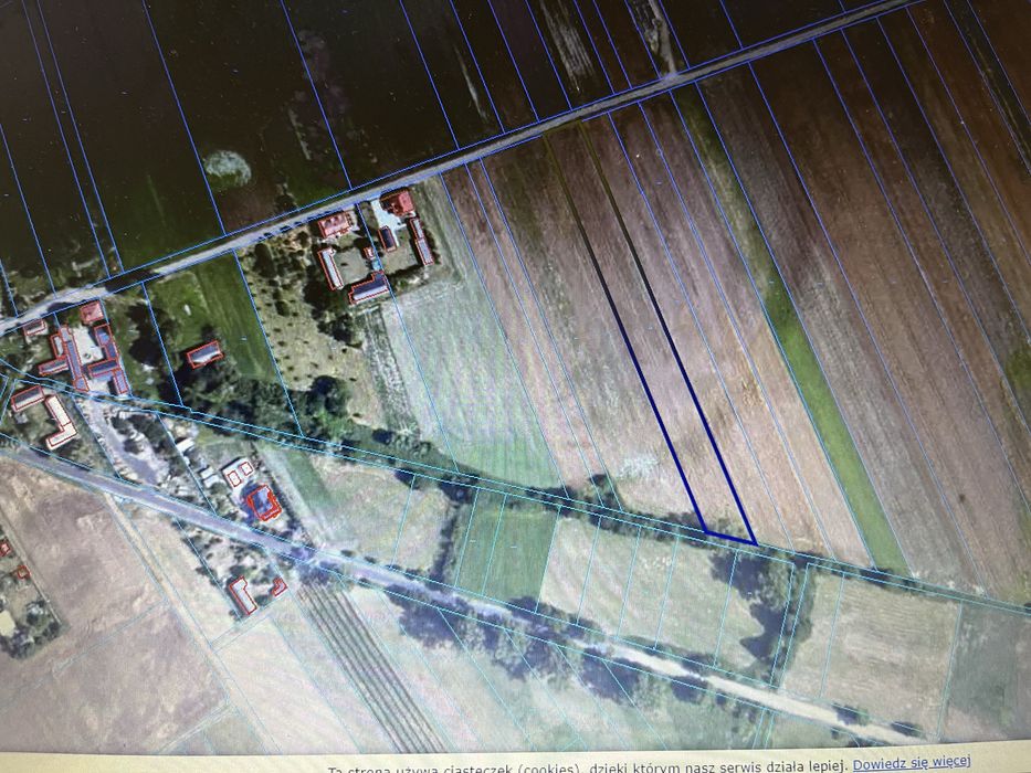 Działka rolno-budowlana o pow. 0,5530 ha