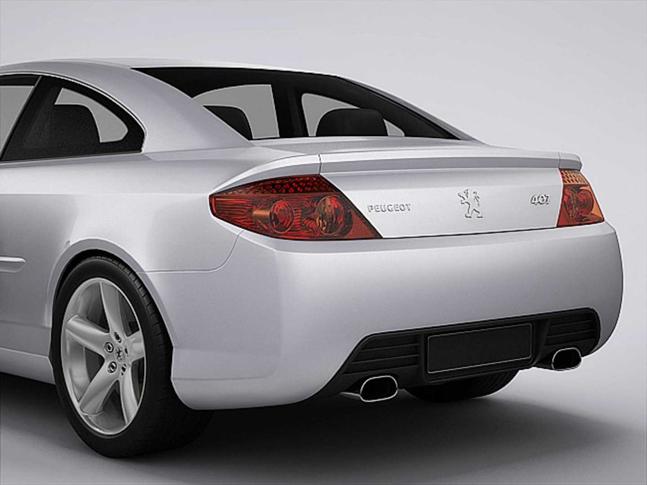 Para-choques traseiro peugeot 407 coupé