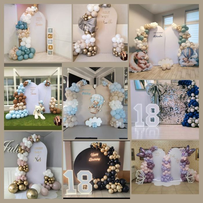 Ścianki okolicznościowe balonowe na każdą okazję