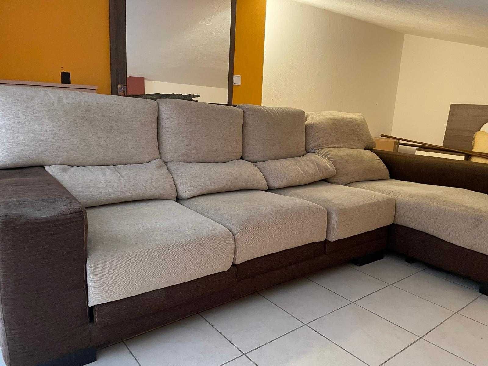 Sofá Chaise Longue Modular (Em formato L)