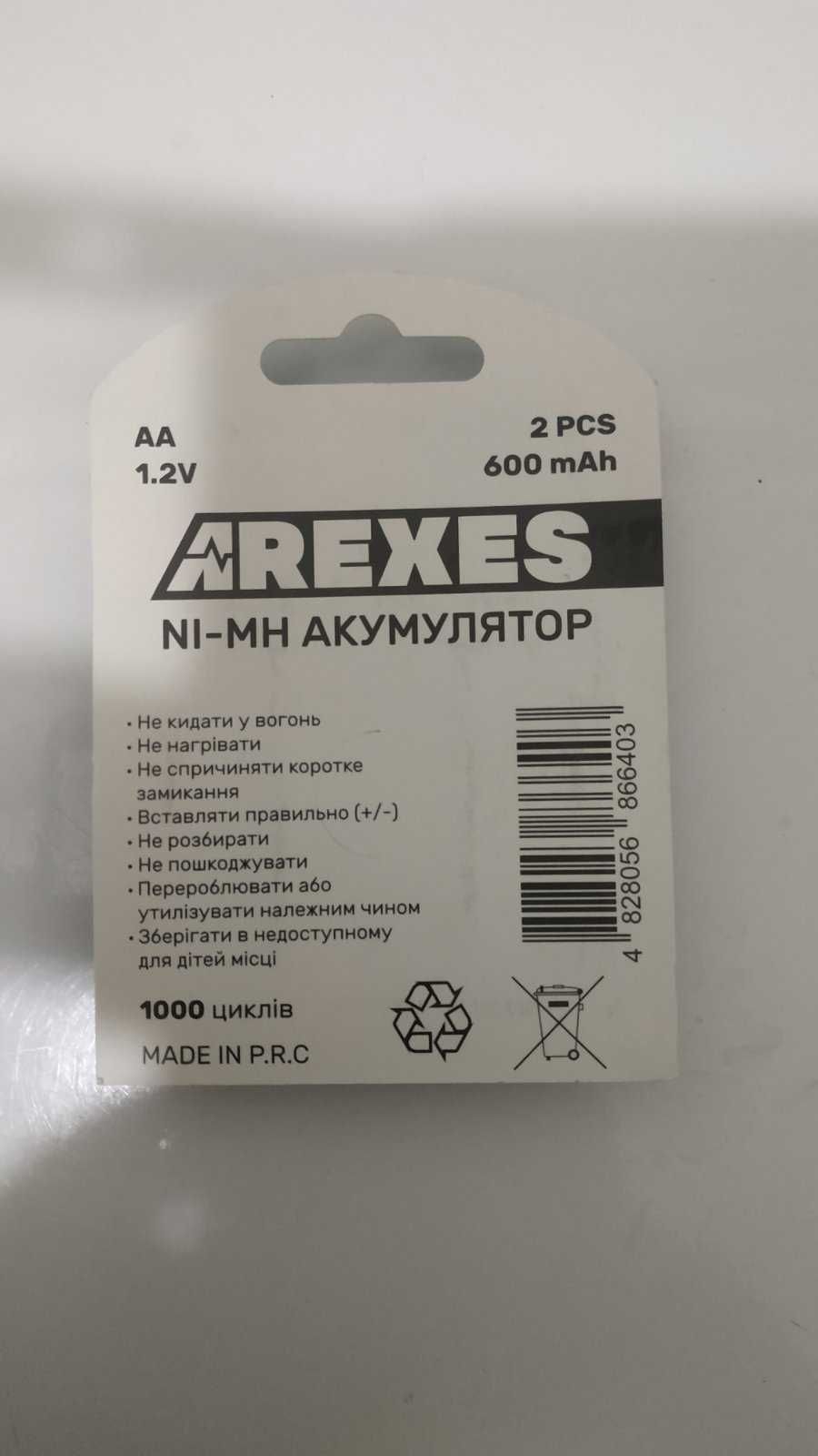 Аккумулятори Arexes 600 mAh Ni-Mh