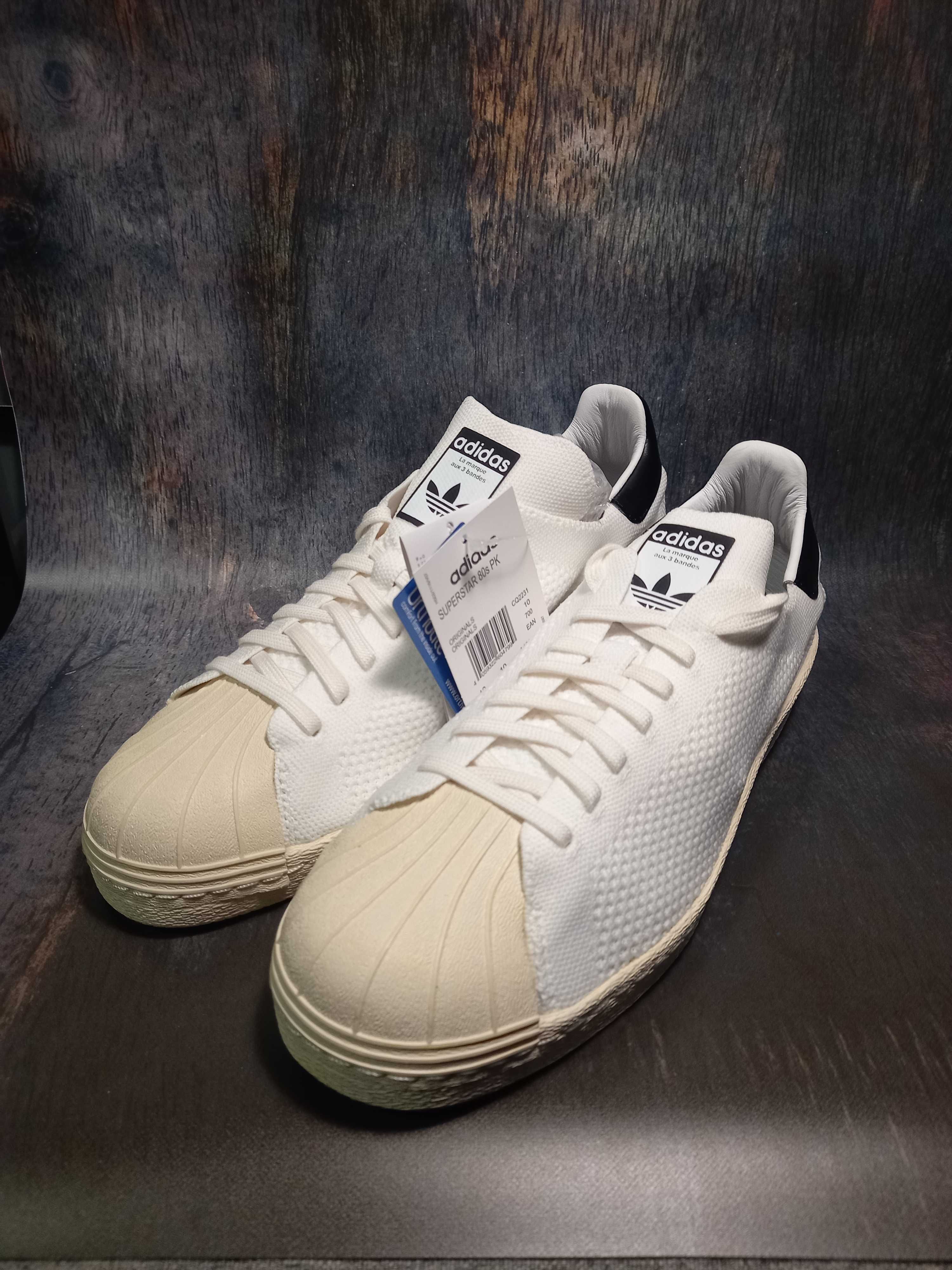 Adidasy superstar Primeknit białe z oryginalnym pudełkiem.