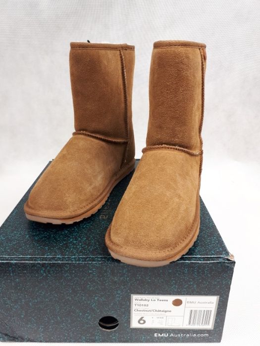 Nowe śniegowce botki EMU wallaby lo teens t10102 chestnut 38 us6 k/e