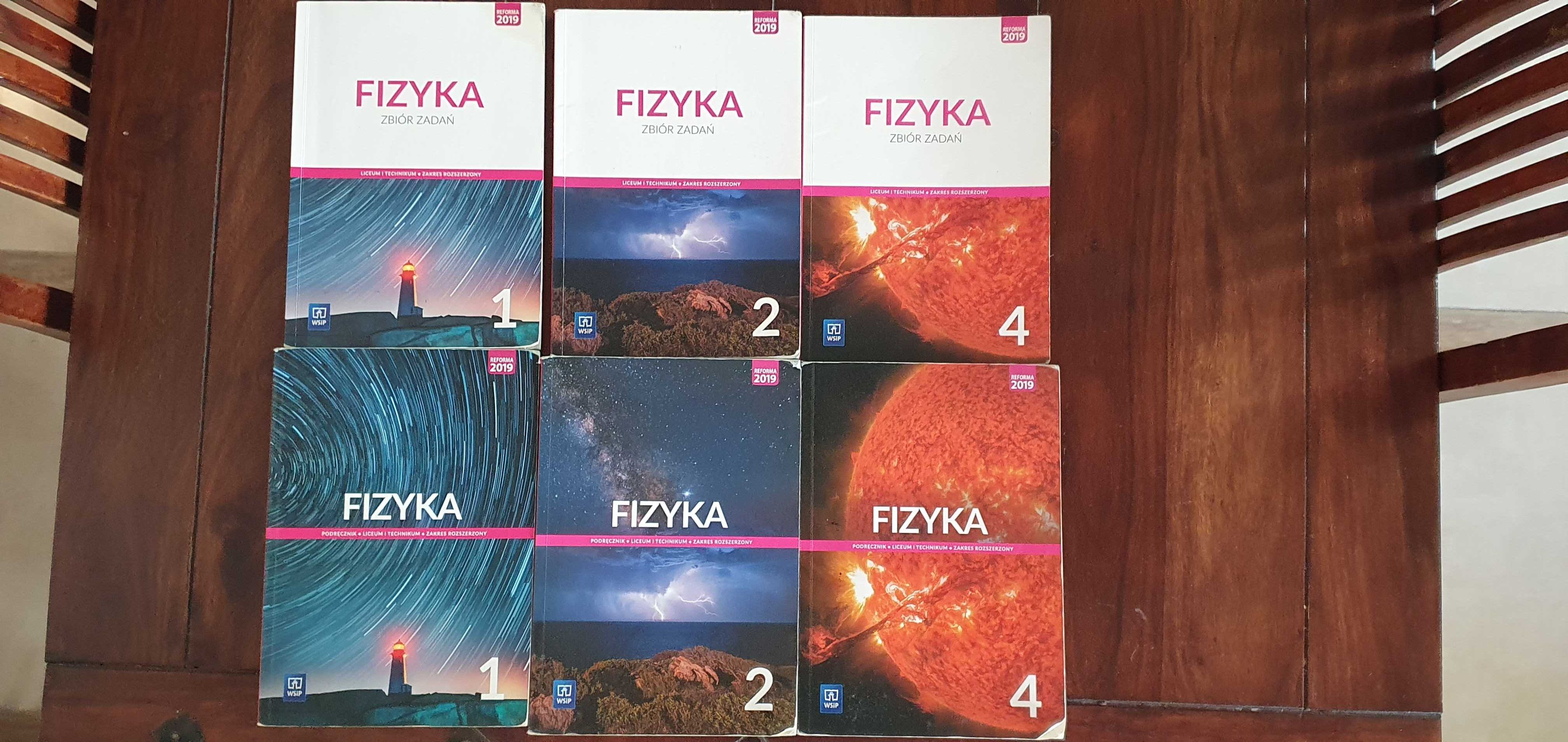 Fizyka WSiP klasa 1, 2,  Podręczniki+ zbiór