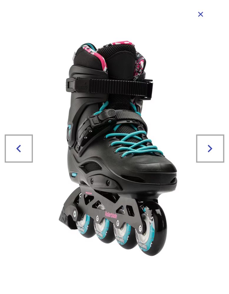 Rolki Freeride Damskie Rollerblade RB Cruiser W Black / Aqua 2022
