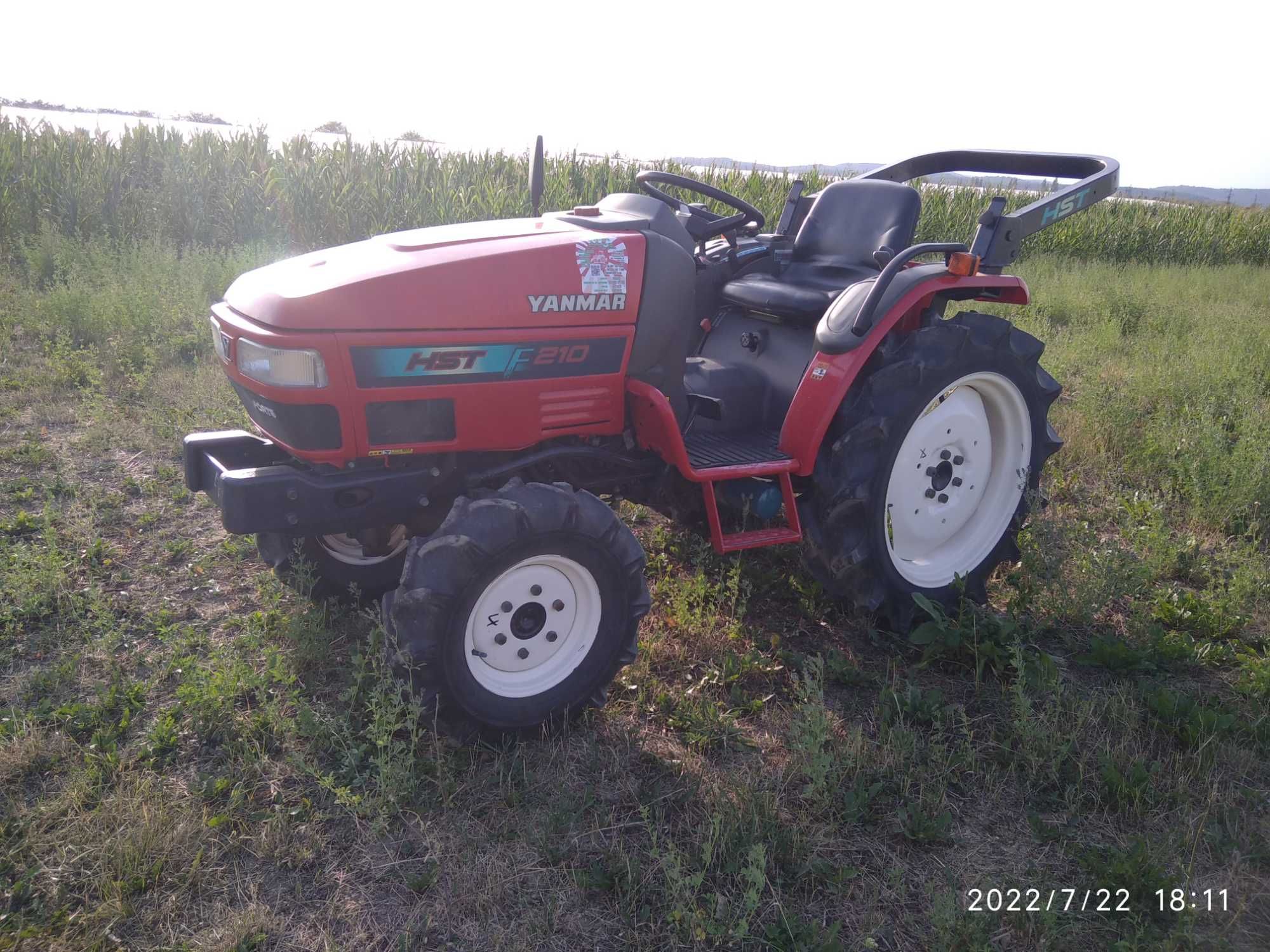 Японський мінітрактор Yanmar янмар f210