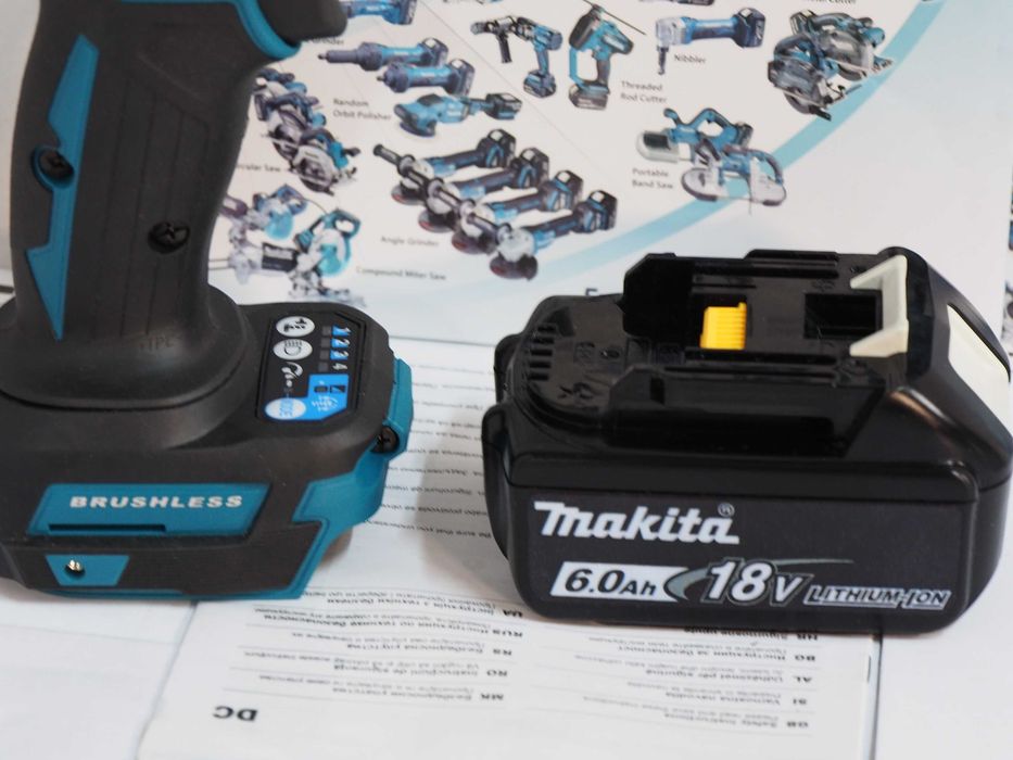 Udarowy klucz MAKITA DTW 700 udar 1000Nm bateria 18v 6ah bez ladowarki