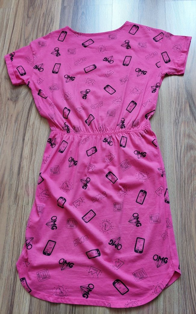 Różowa sukienka 164cm