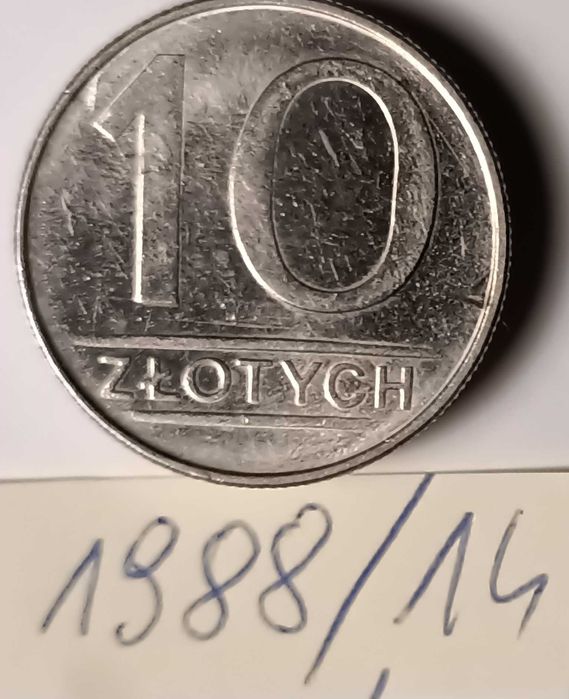 10 złotych z 1988 roku - stan II-/III+
