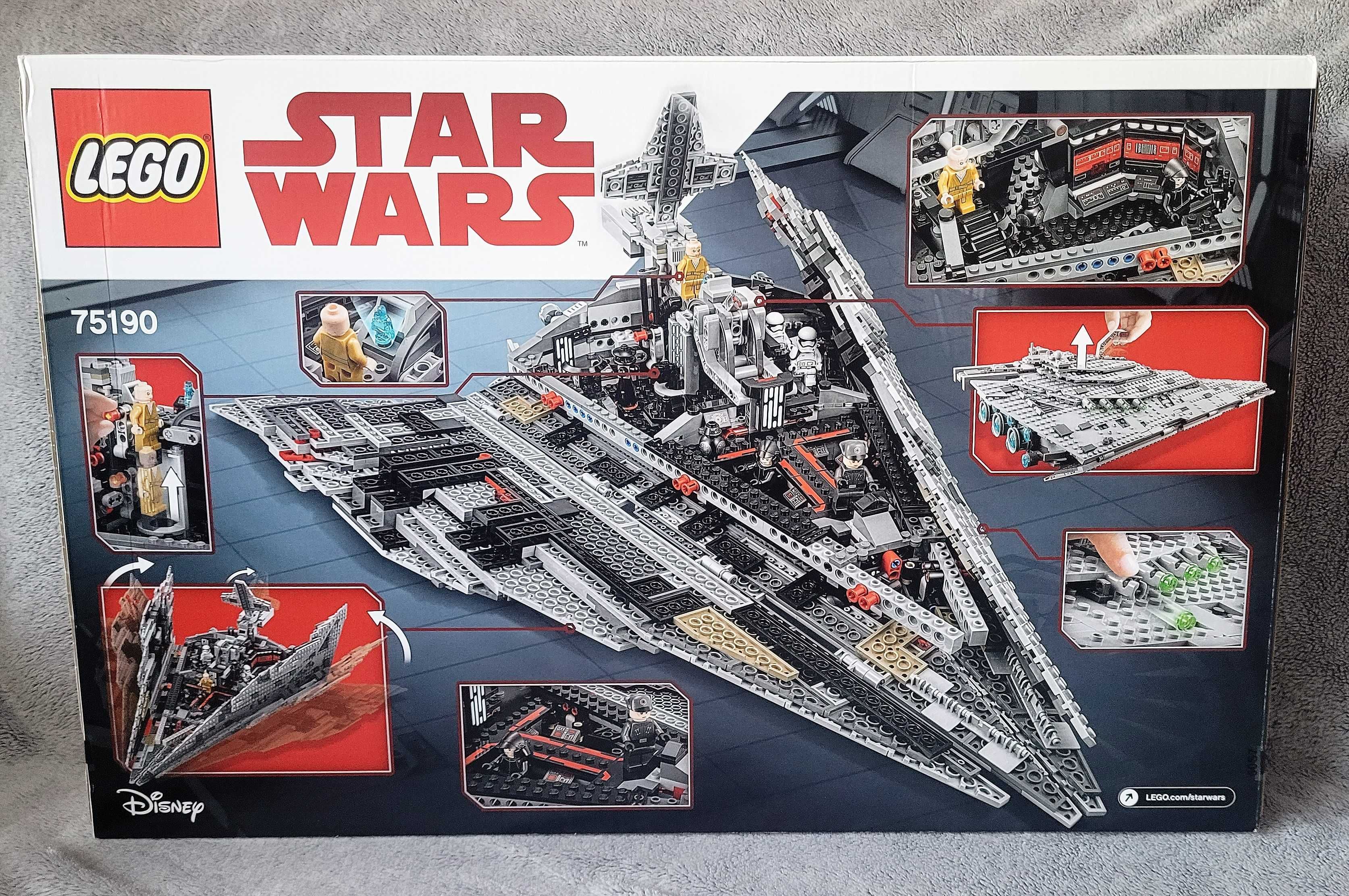 Lego Star Wars 75190 - Niszczyciel gwiezdny Najwyższego Porządku