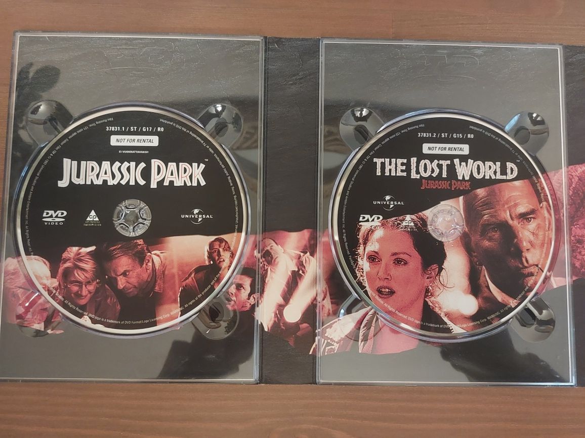 DVD Trilogia Jurassic Park - Edição Limitada 4 Discos (Como Novo)