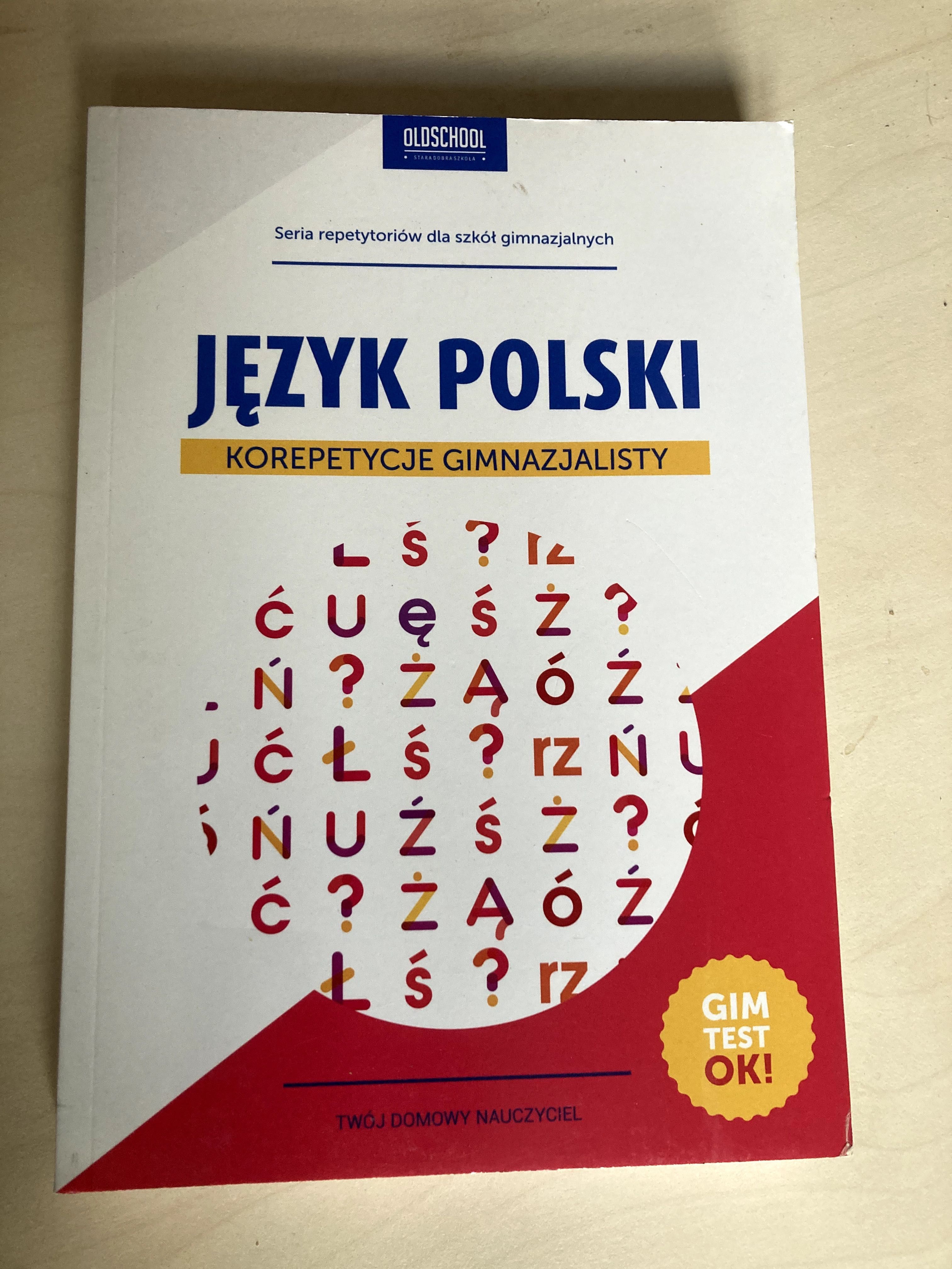 Język polski Korepetycje gimnazjalisty