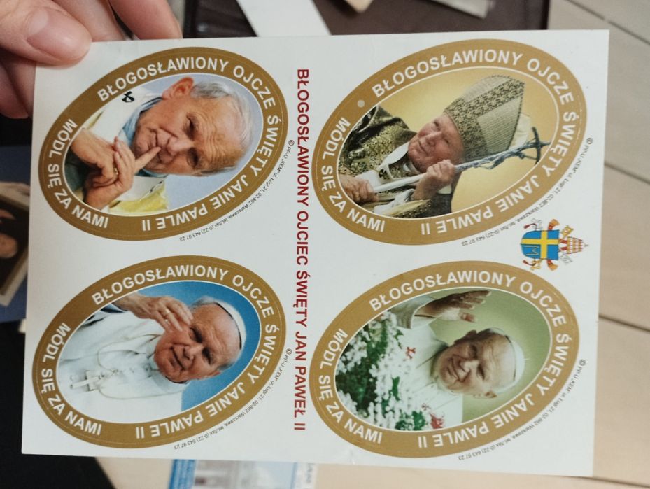 Pamiątki z wizerunkiem JanaPawła II