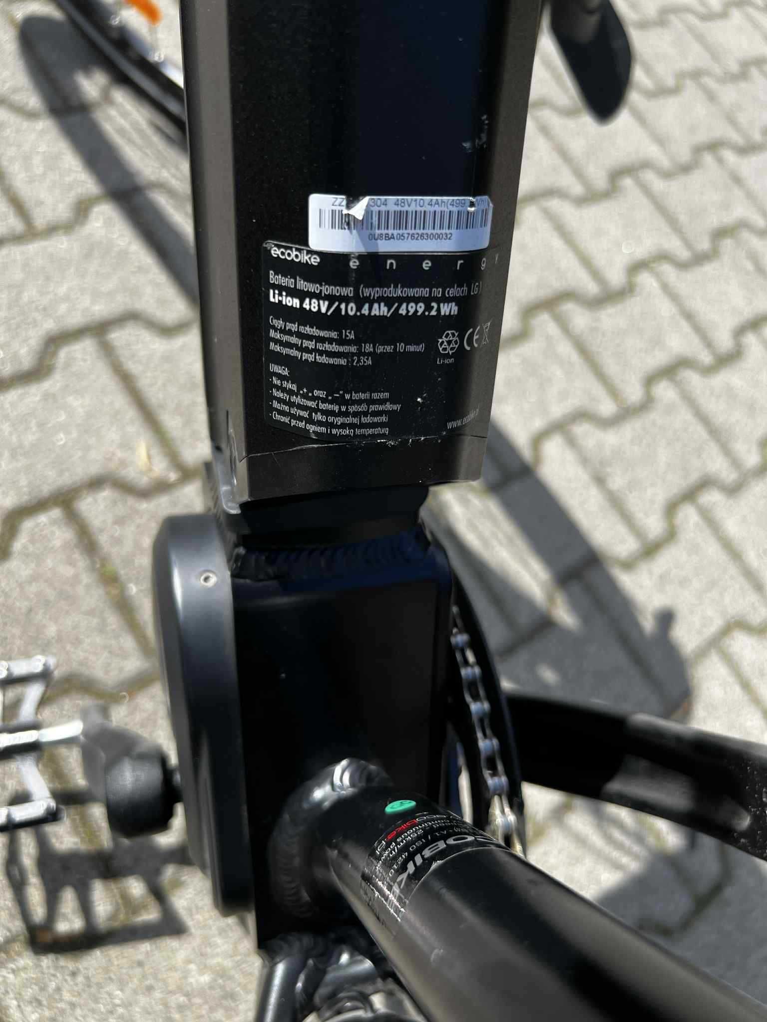 Rower elektryczny Ecobike RM 20 2019