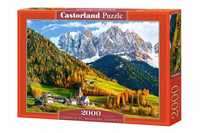 Puzzle 2000 Church Of St.magdalena-dolomites Casto