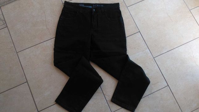 damskie spodnie jeansy Anna Montana czarne rozmiar 38