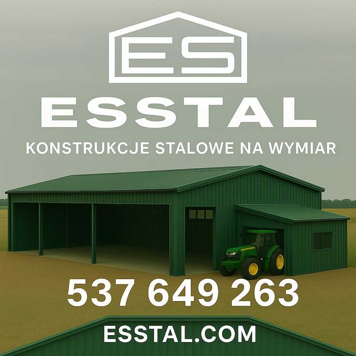 Garaż Blaszany - Hala Magazynowa | MAGAZYN | Wiaty , Hale | - ESSTAL