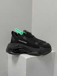 Trampki Balenciaga Triple S Clear Sole Black