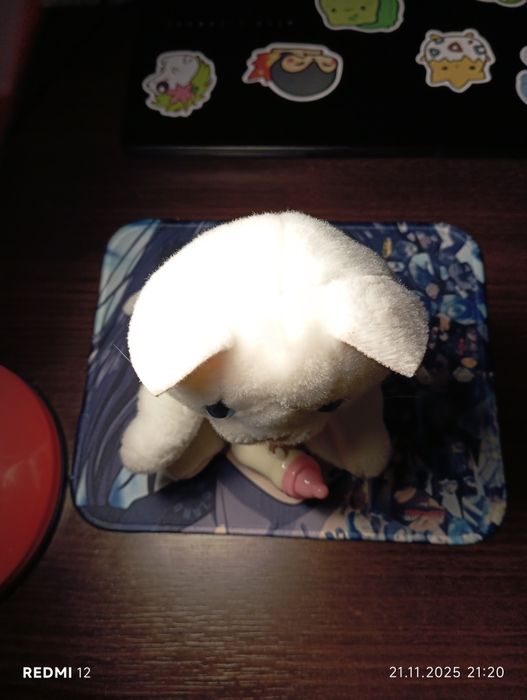 Biały kotek interaktywny