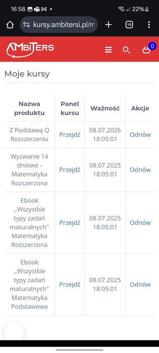 okazja kurs matematyka rozszerzona