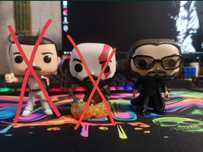 Фанко поп - Кратос, Фреди Меркурі, Нео (Funko pop)