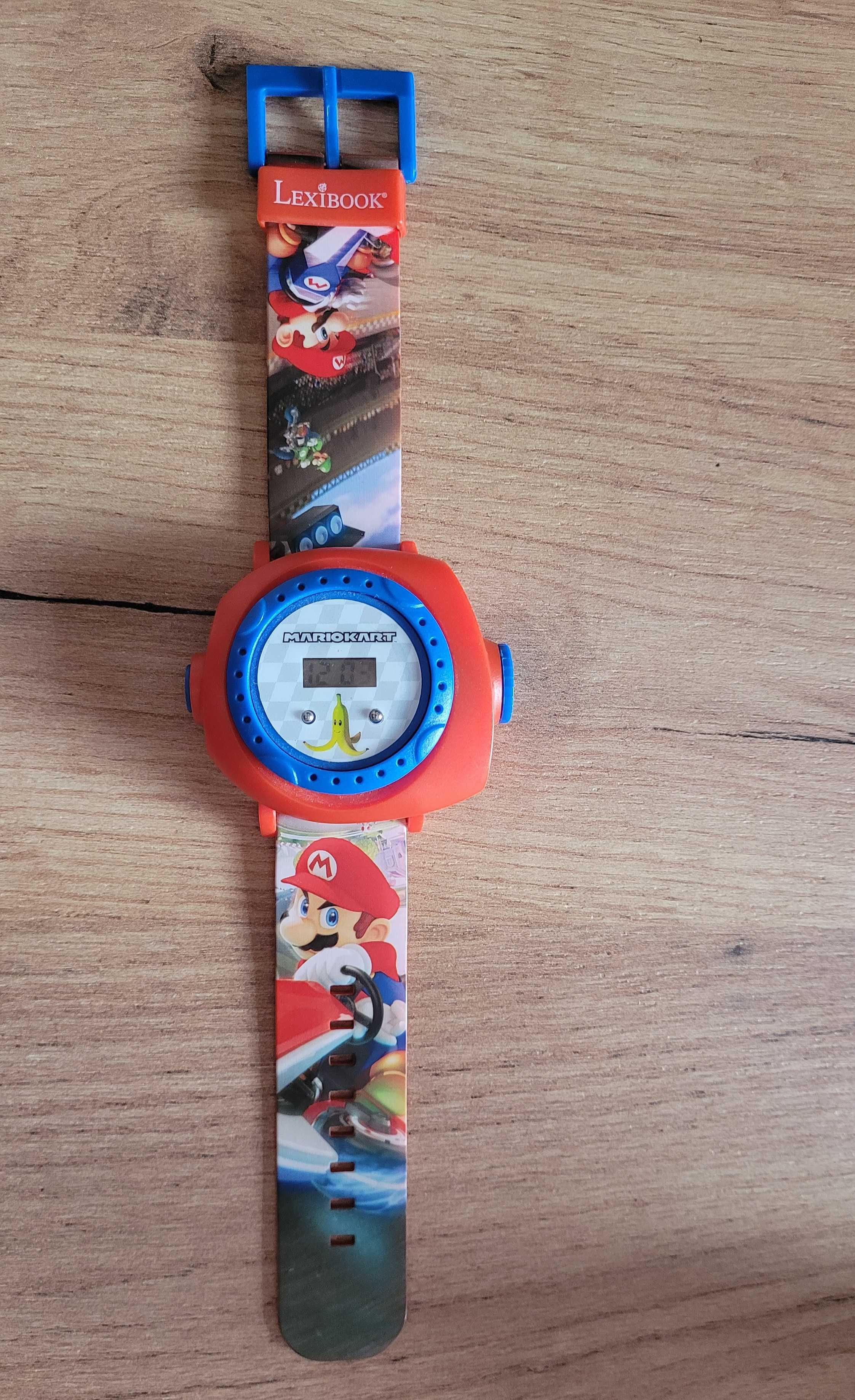 Zegarek Mario MarioKart z projektorkiem światełko