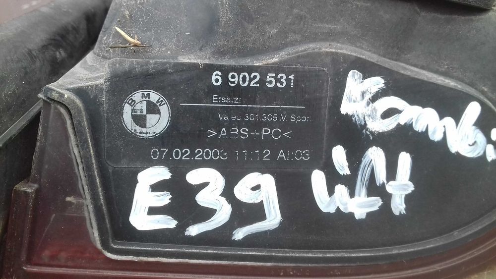 Lampa prawy tył tylna L.T BMW 5 E39 lift kombi