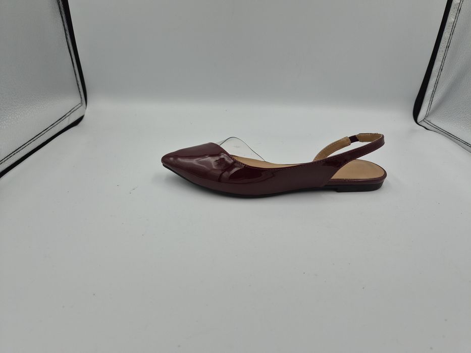 Balerinki damskie ciemno czerwone Anna Field 36