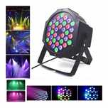 REFLEKTOR LED Mini FLAT PAR LIGHT 36 RGB Wielokolorowy Dyskoteka