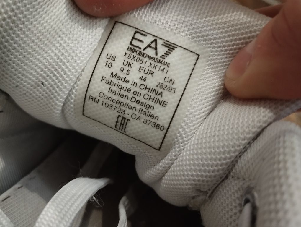 Мужские кроссовки Emporio Armani EA7 44 размер