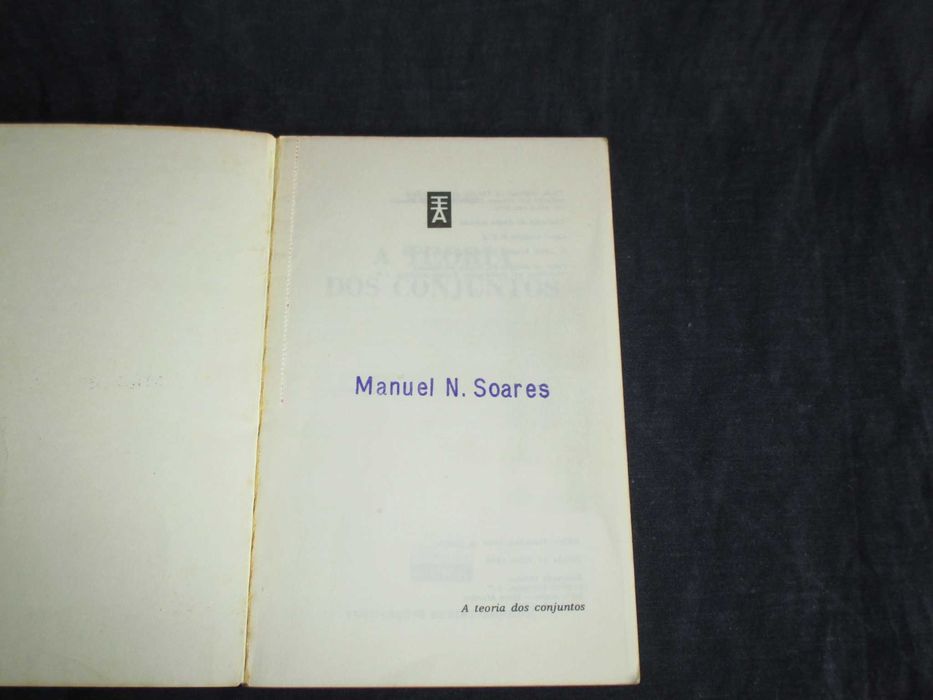 Livro A Teoria dos Conjuntos Alain Bouvier Saber