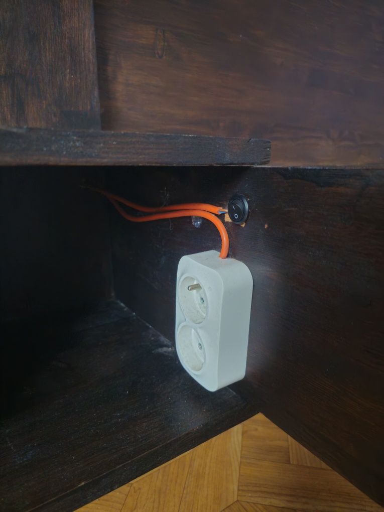Łóżko 3-osobowe z podświetleniem LED
