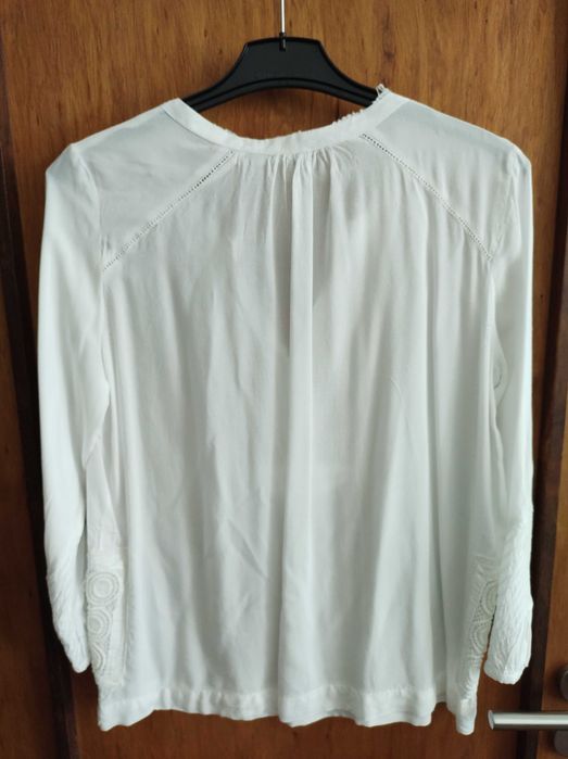Camisa Branca Bordada