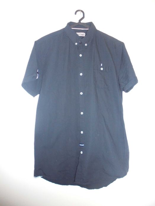camisa de homem cor azul marinho