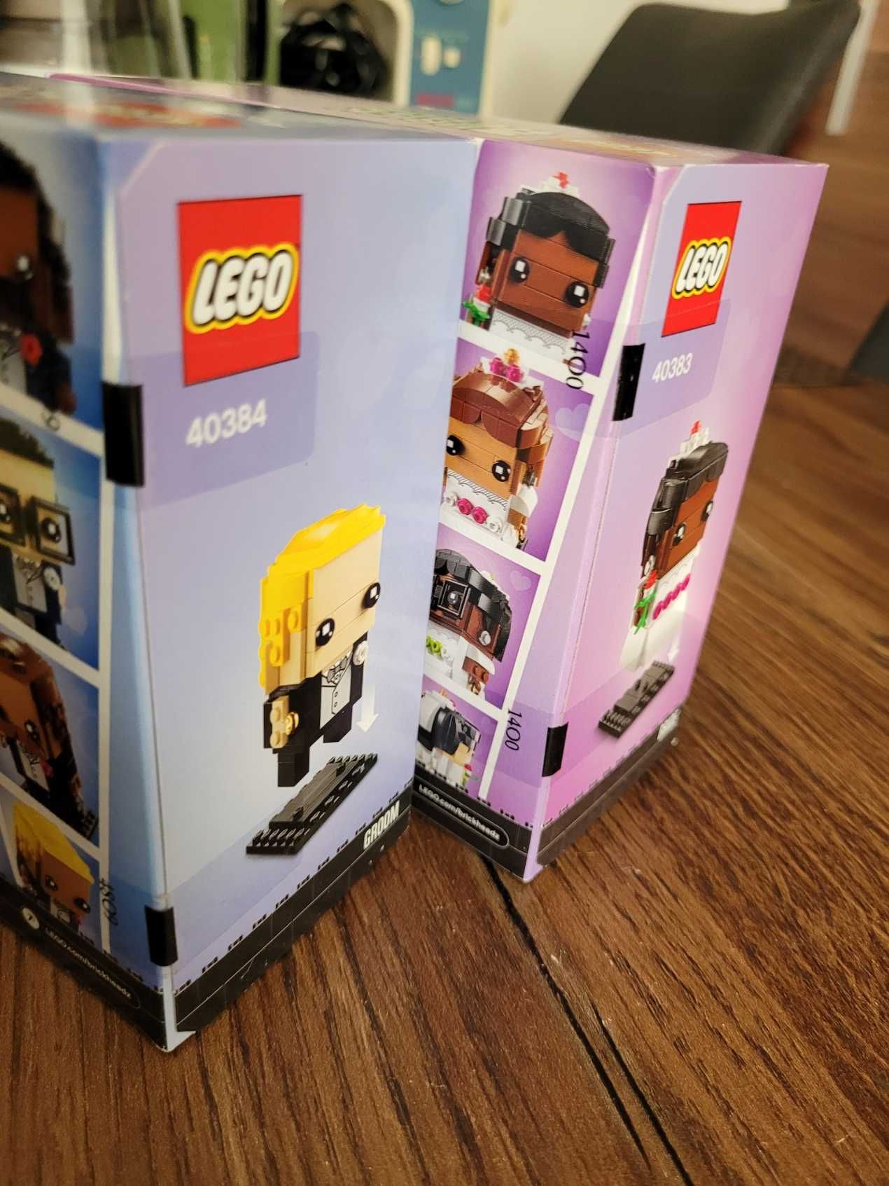 LEGO 40383 i 40384 - Panna Młoda i Pan Młody ZESTAW - NOWE